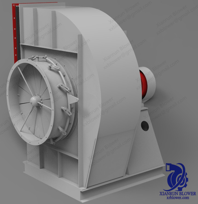Kipas Sentrifugal Masuk Tunggal Miring ke Belakang 5KW - 350KW ISO 9001 Disetujui