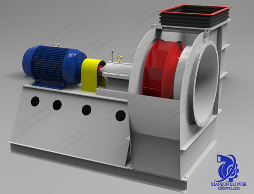 Kipas Sentrifugal Industri Blower Desain Melengkung ke Belakang untuk Aliran Udara dalam Aplikasi Pembangkit Listrik Semen dan Pengumpulan Debu