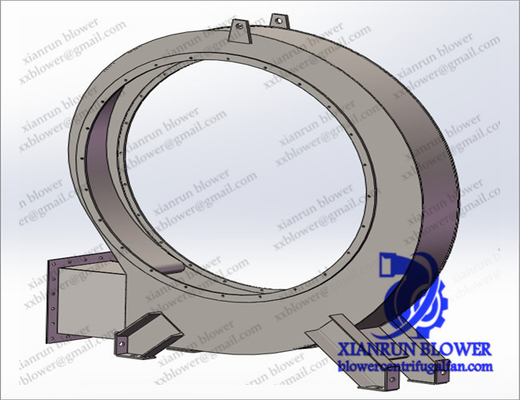 Aksesoris Kipas Sentrifugal Resistensi Tinggi Mengangkat Lugs / Menyesuaikan Pintu