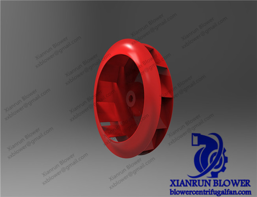 Industri mundur kurva kipas sentrifugal Impeller Roda bagian berputar Impeller tekanan tinggi kipas sentrifugal