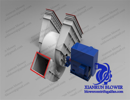 Steel Double Inlet Centrifugal Fan Blower 220V 380V Warna Kustom Garansi 1 Tahun