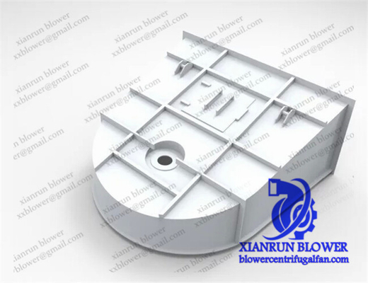Steel Double Inlet Centrifugal Fan Blower 220V 380V Warna Kustom Garansi 1 Tahun