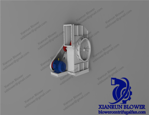 Kipas Radial Sentrifugal melengkung ke belakang 440V 480V 660V Belt Drive Fan