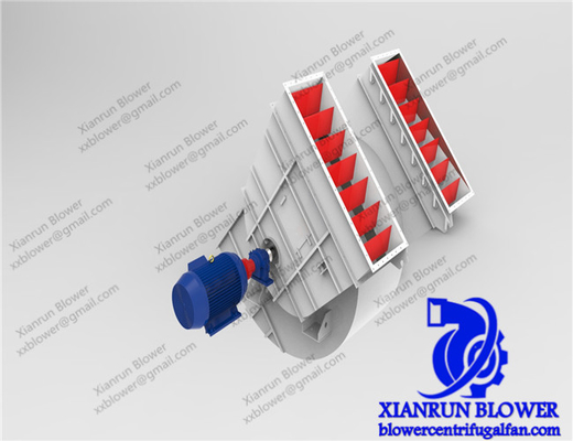 Kipas Sentrifugal Inlet Ganda Kebisingan Rendah Maju Melengkung 5KW-350KW